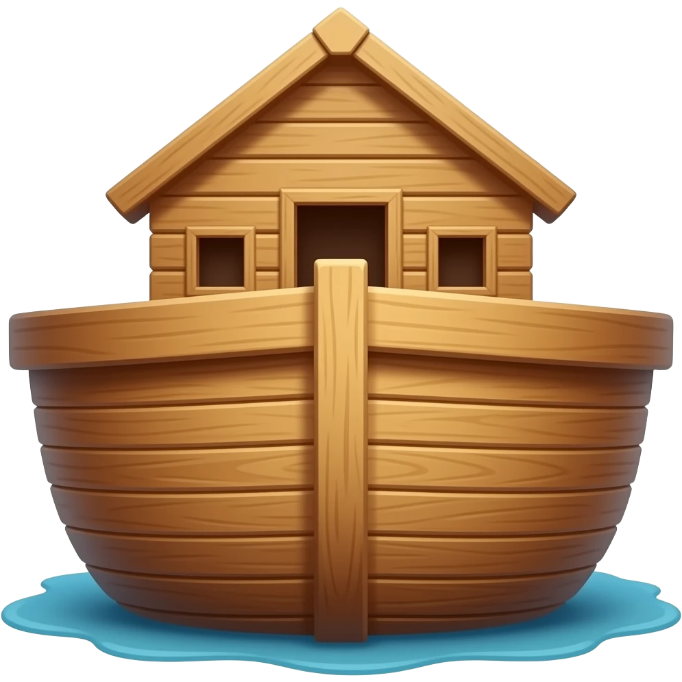 Noah’s ark from the Bible emoji