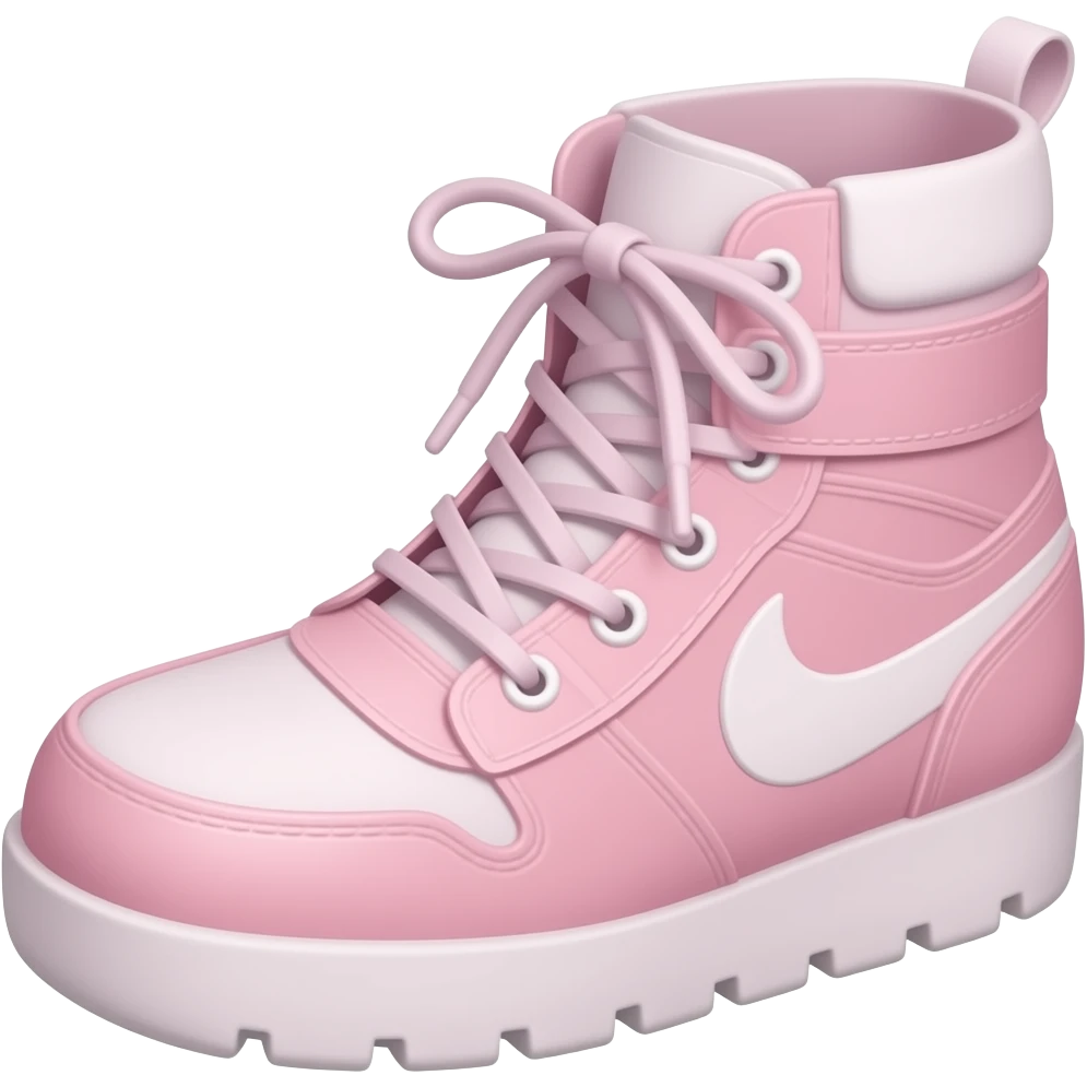 Chaussure rose pour le froid emoji