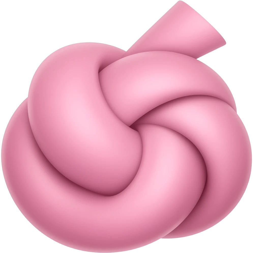 Air pod rose emballé d un nœud emoji