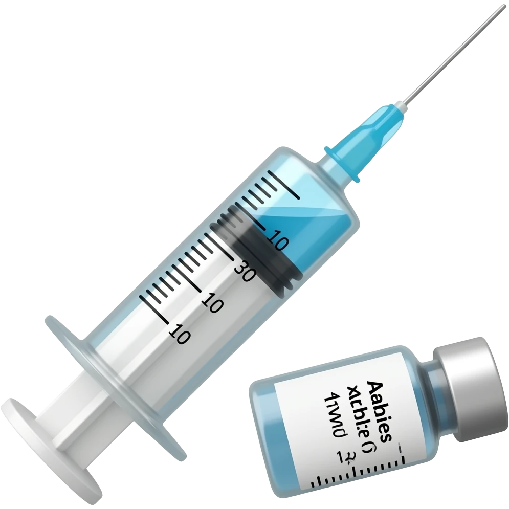 Rabies vaccine emoji