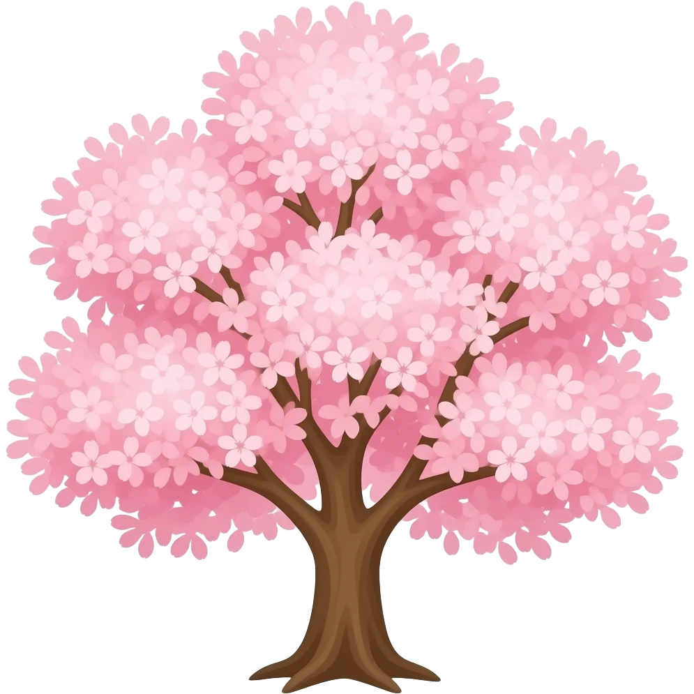 sakura tree emoji