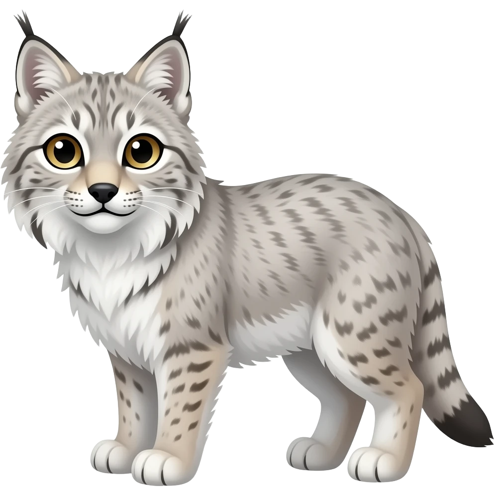 Canada white lynx emoji
