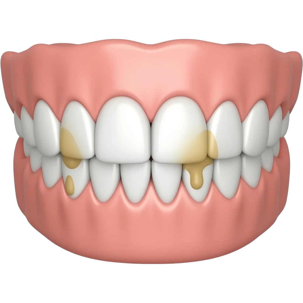 Stained teeth emoji
