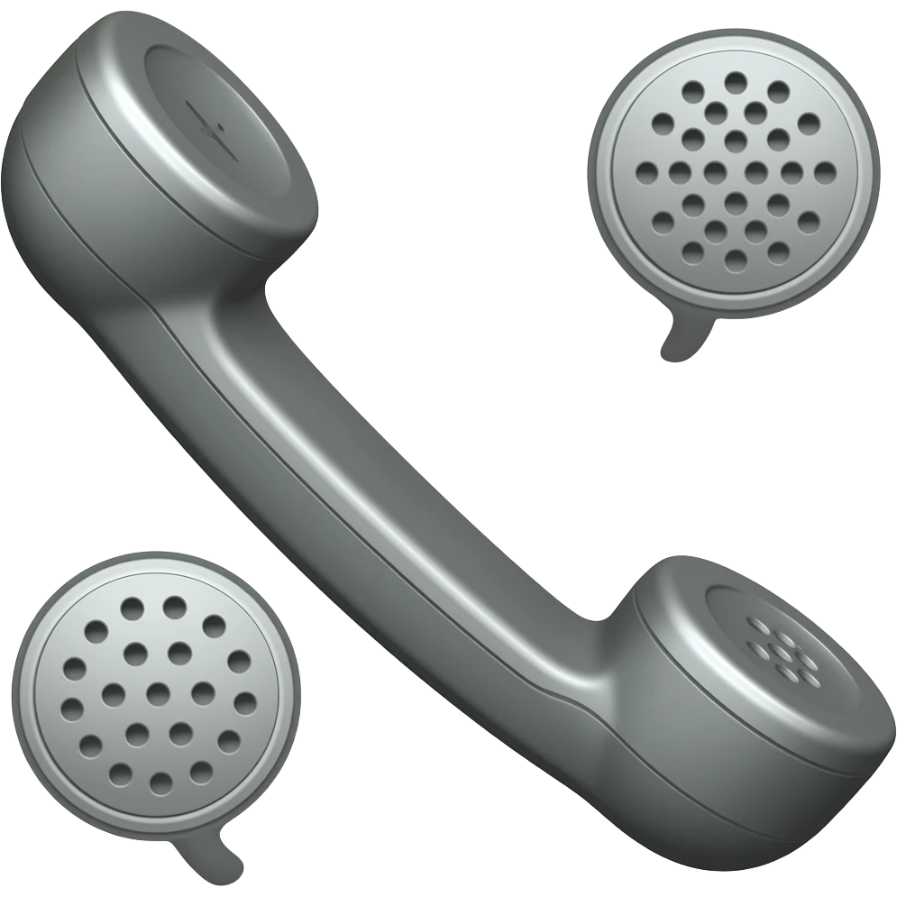 telephone receiver emoji