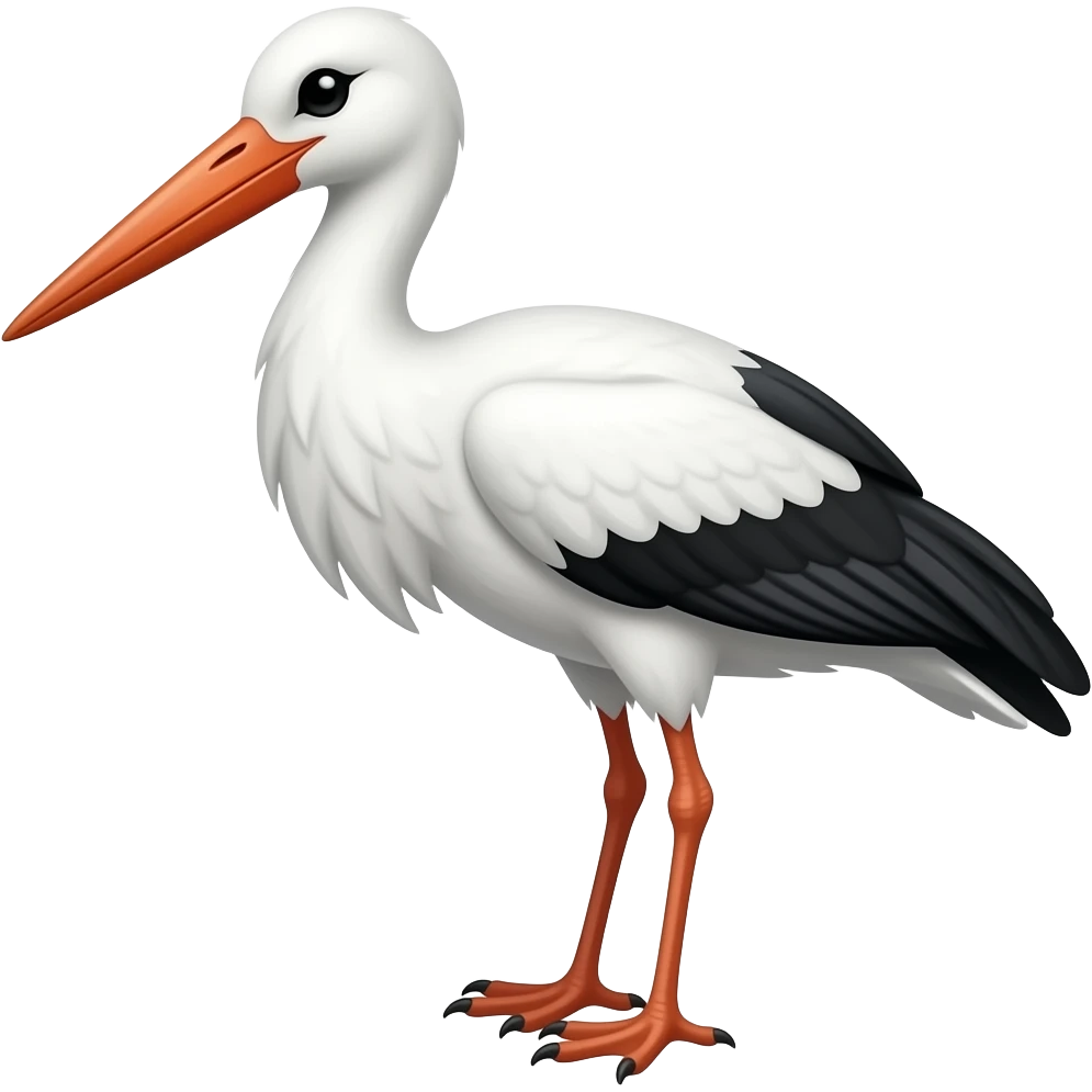 Weißstorch emoji