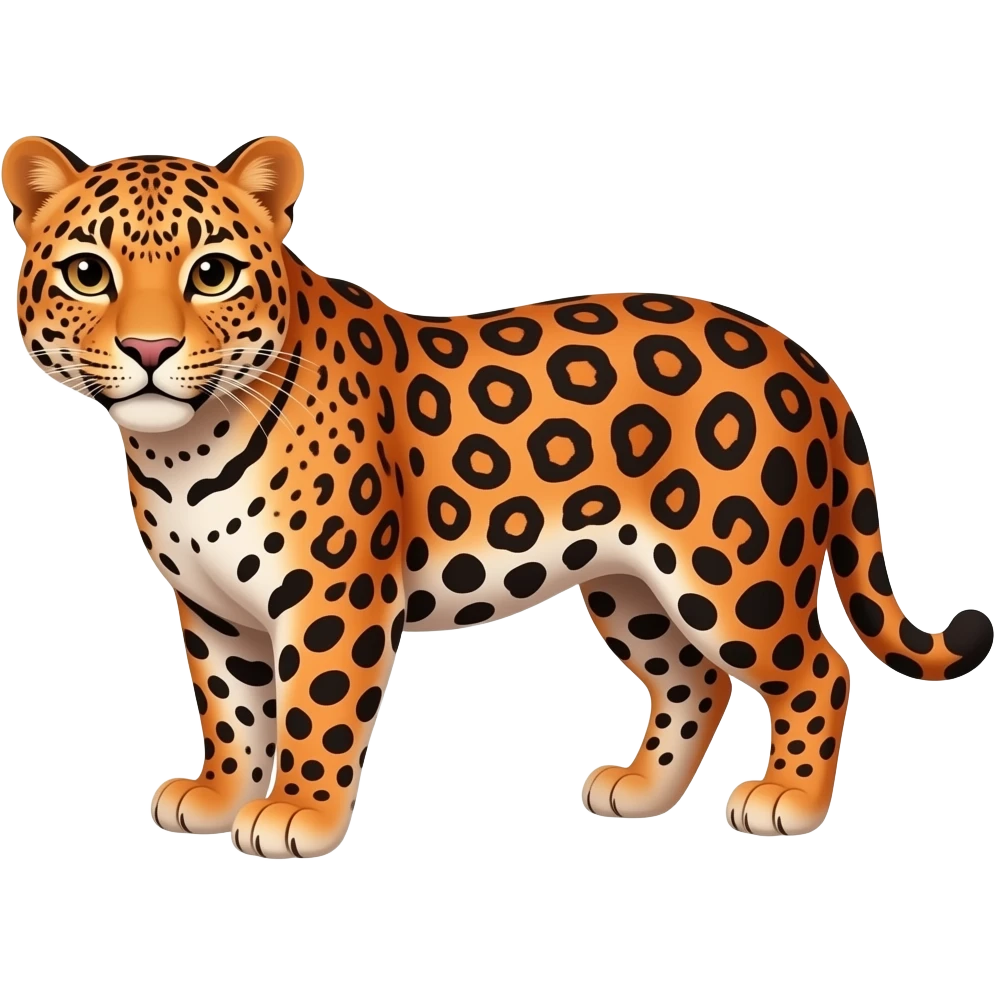 red leopard with black spots emoji
