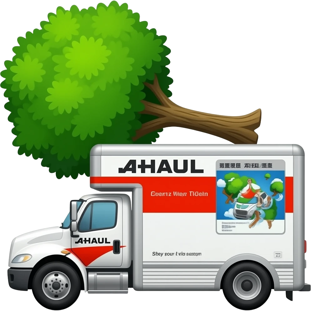 U Haul Tree emoji