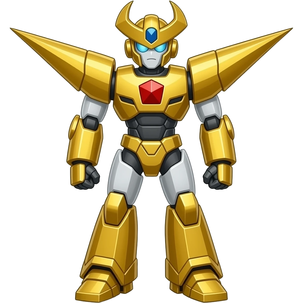 Make an emoji of Goldorak emoji