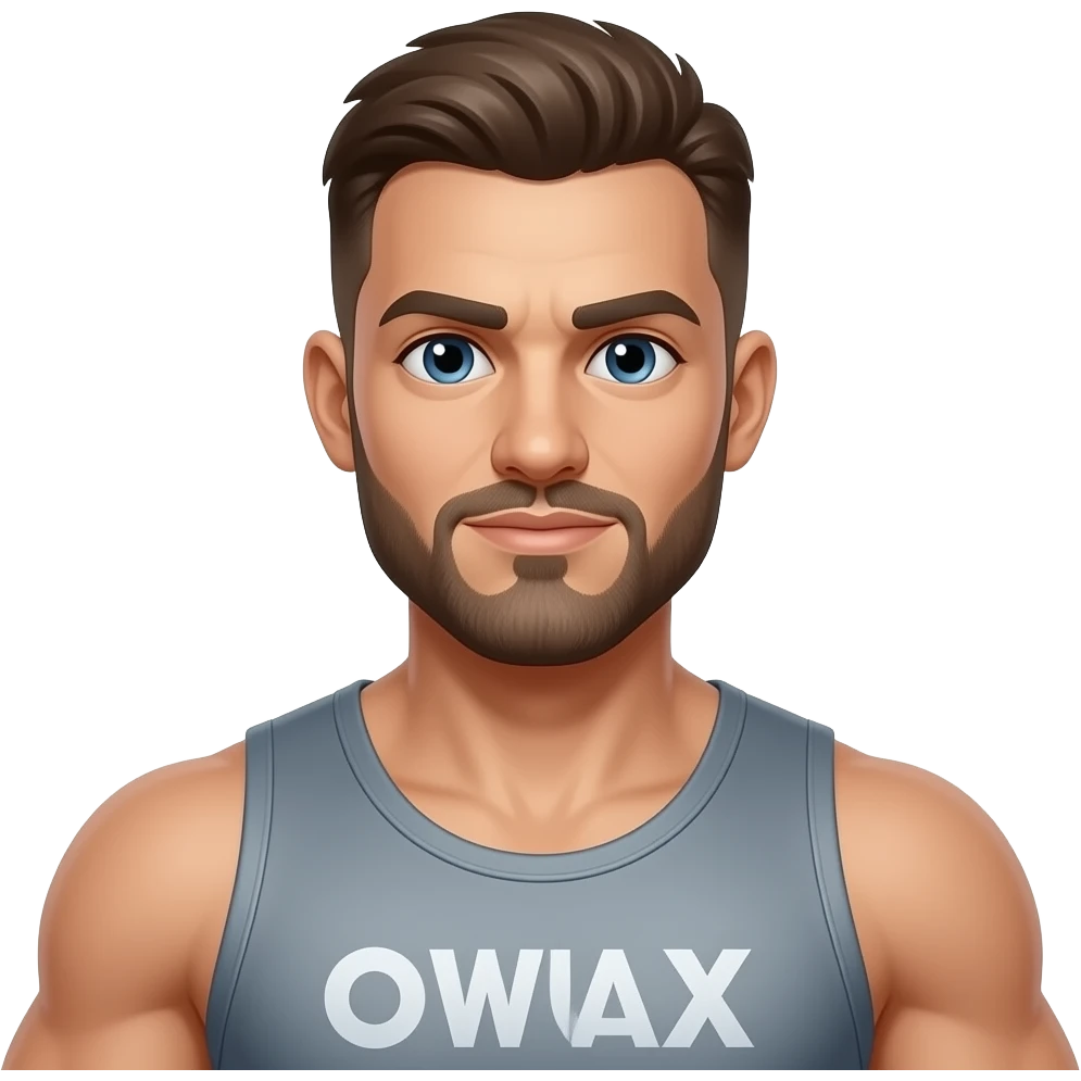 a strong man emoji