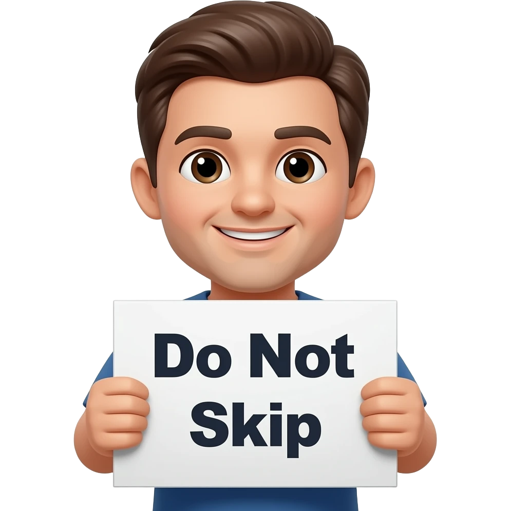 DO NOT SKIP emoji