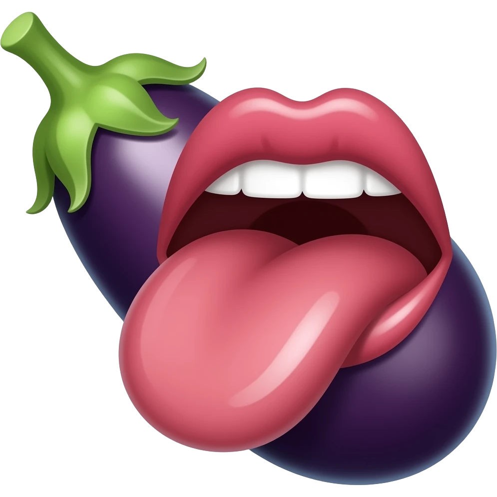 🫦🍆 emoji