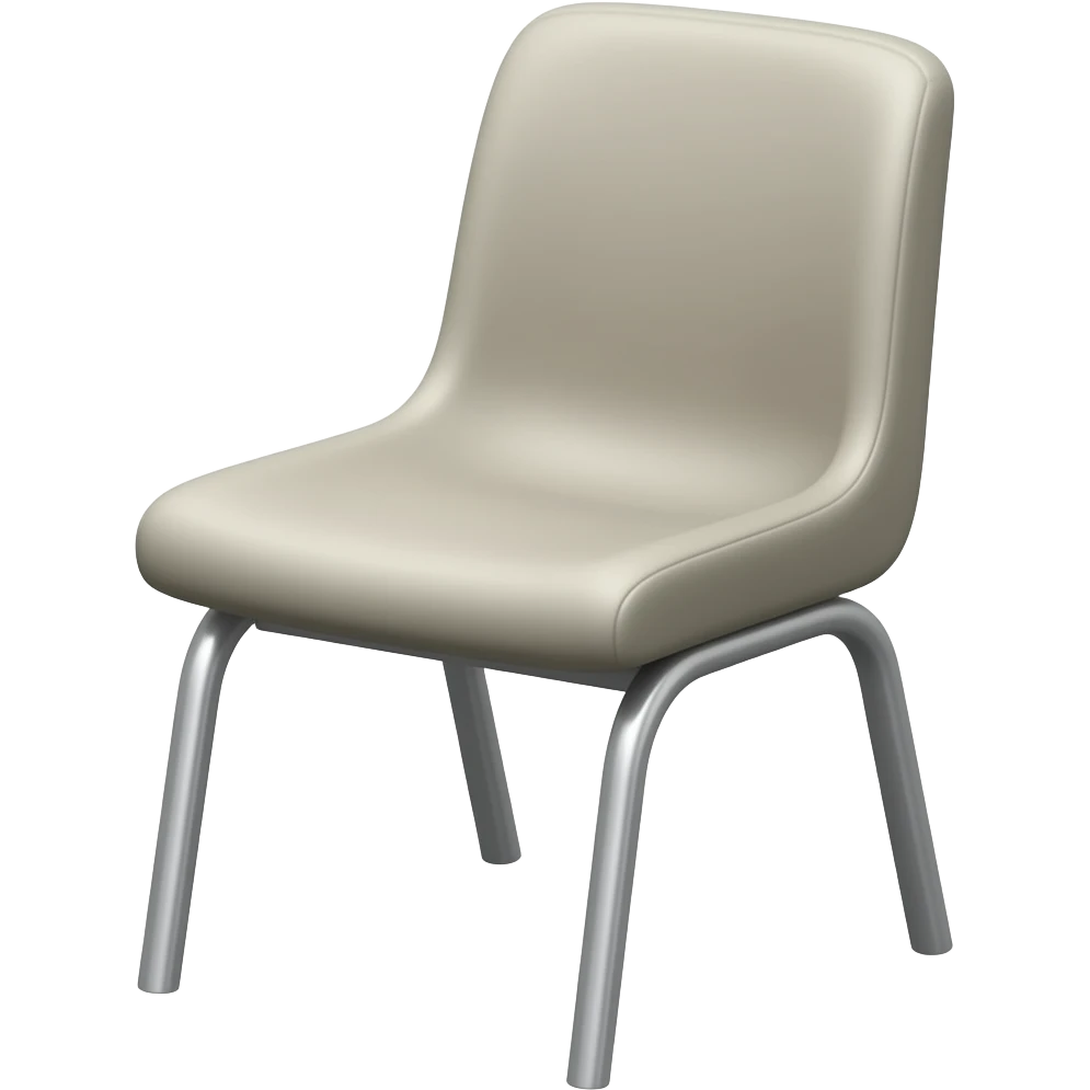 Chair with bent legs emoji