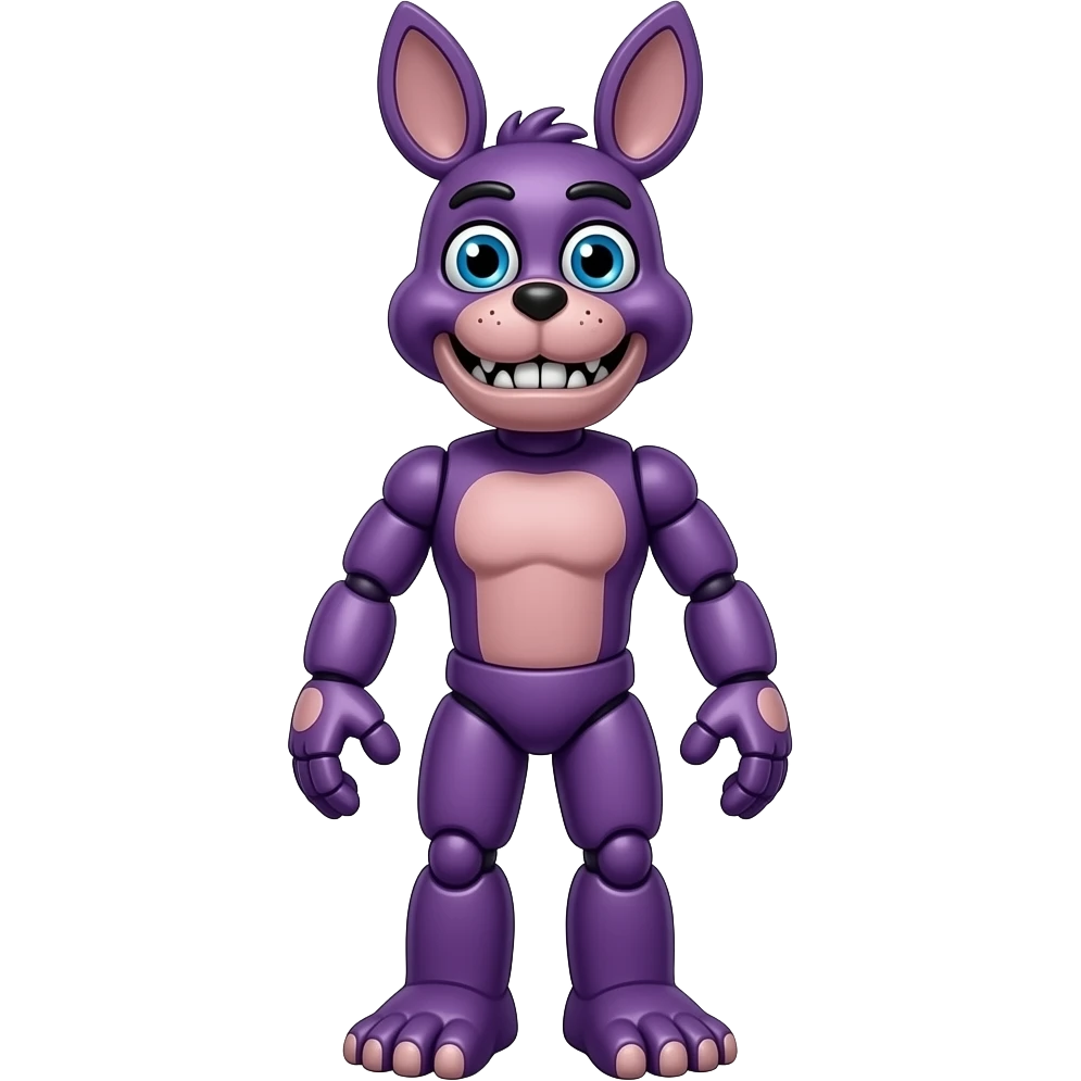 Bonnie from five nights at Freddy's animatronic purple emoji | AI Emoji ...