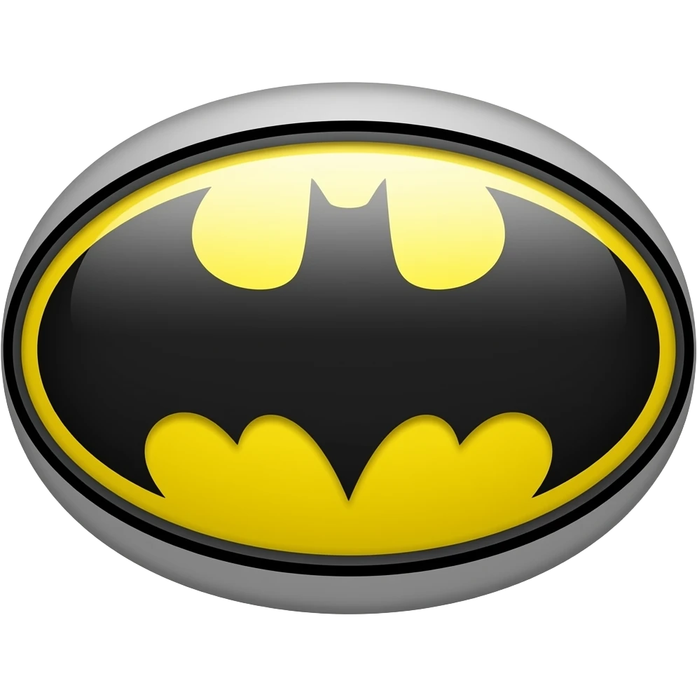 Batman symbol emoji