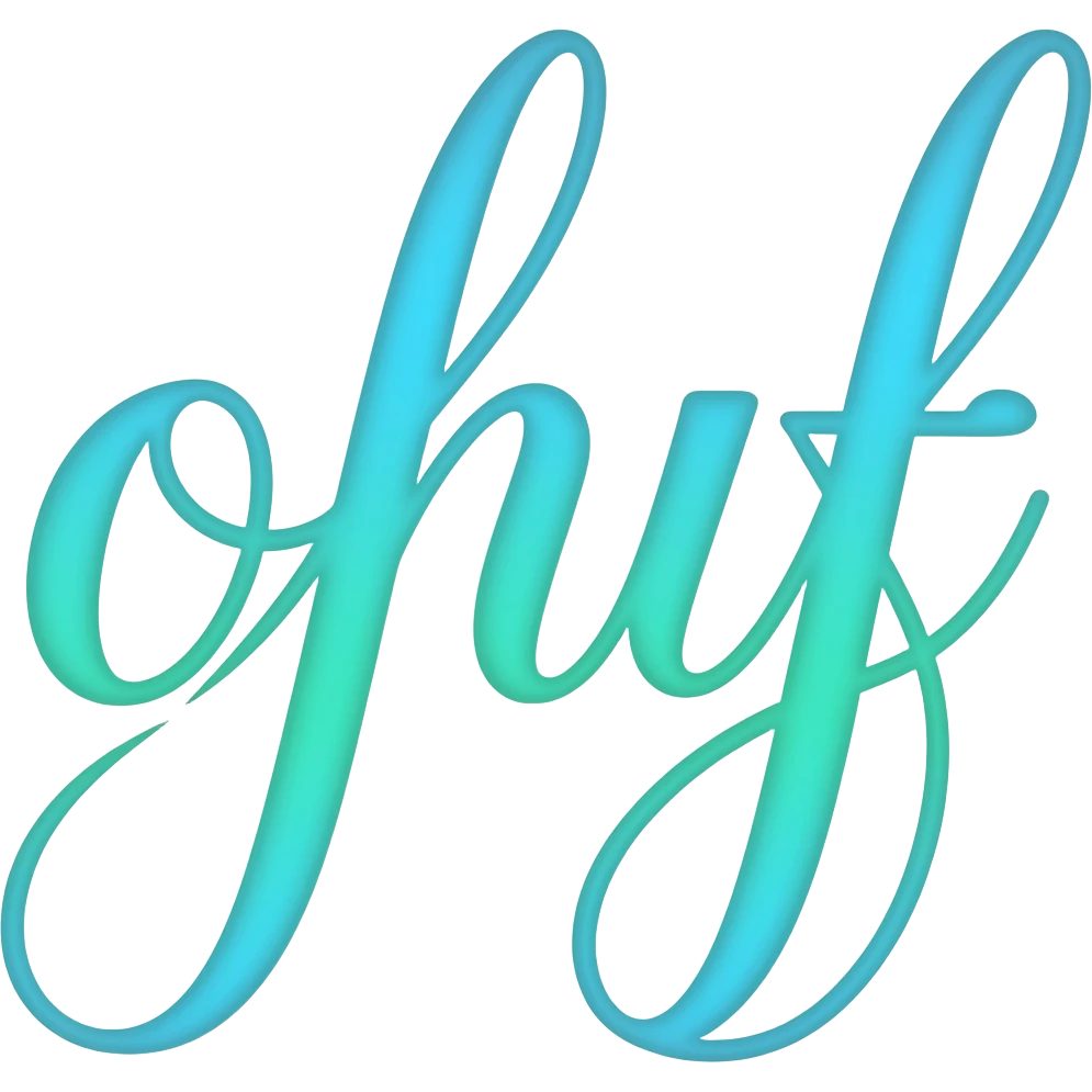 The word 'Offline' in cursive fancy writing make sure there is two ''f's'that's glowing blue green OMBRE with no background emoji