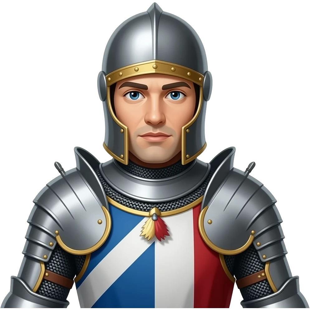 french medieval Knight emoji