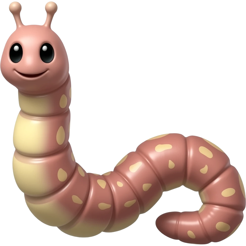Worm emoji