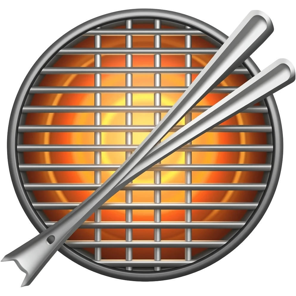 a bbq tong emoji