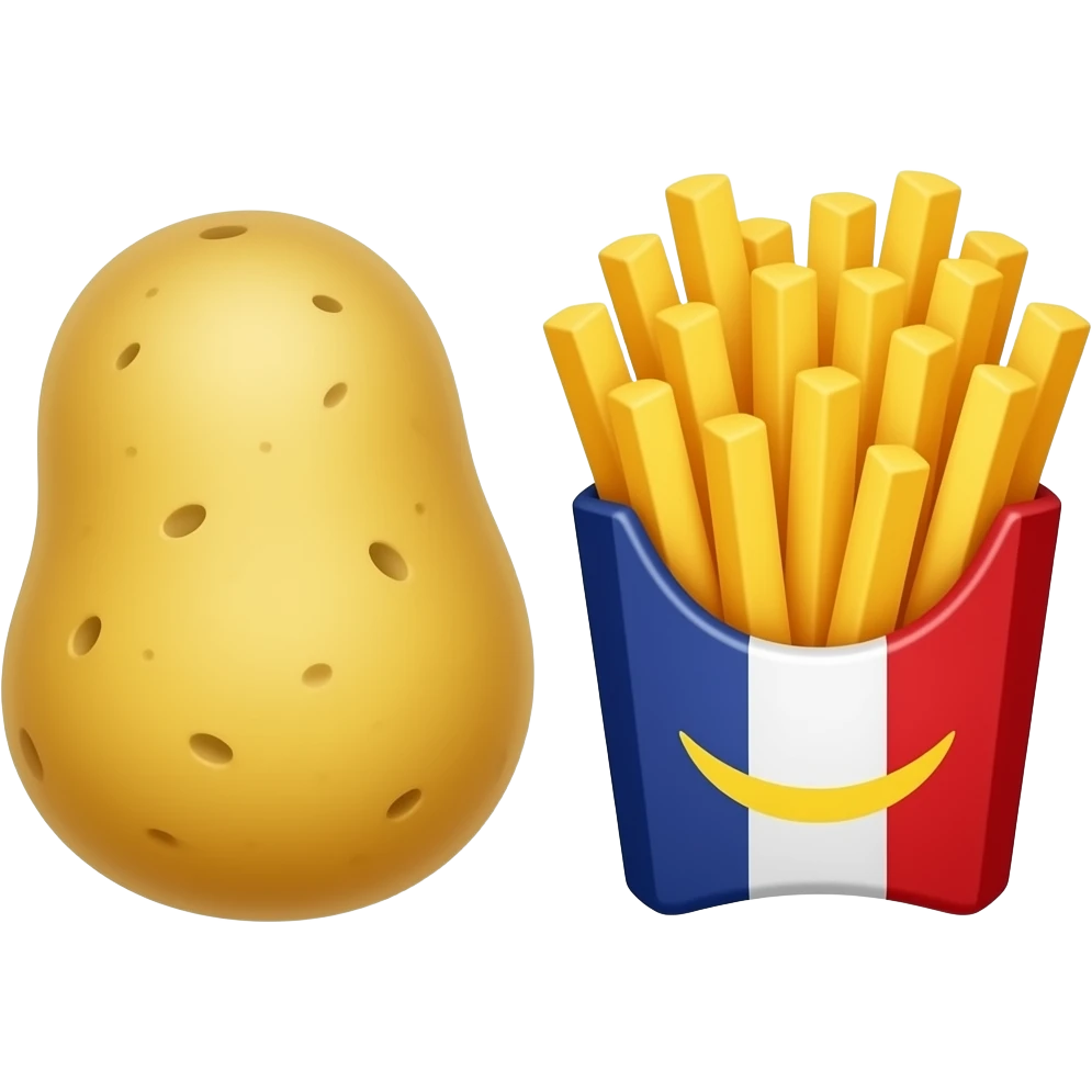 Chips fries emoji