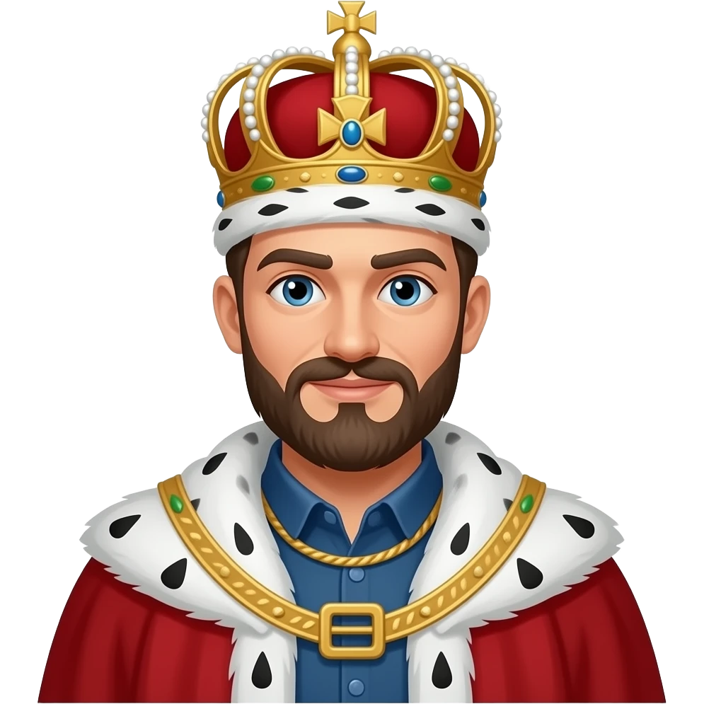 The King emoji