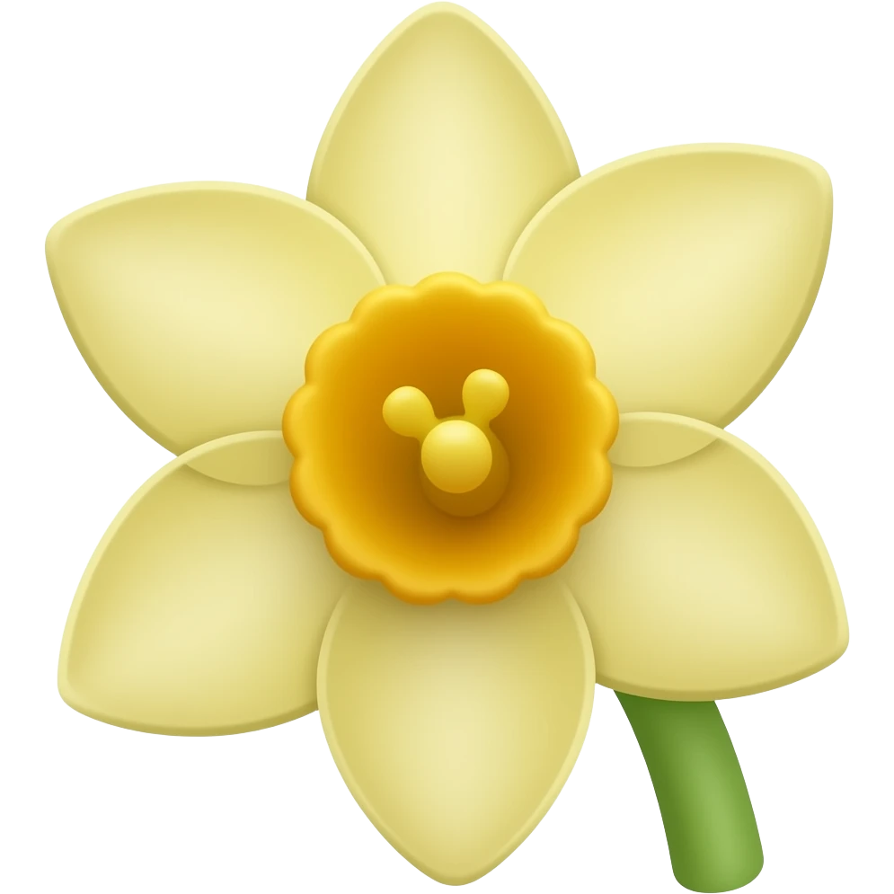 daffodil logo (simplisitc) emoji