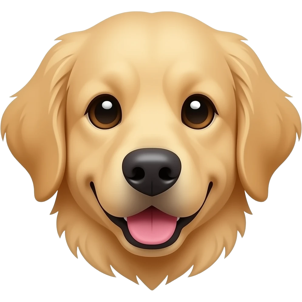 Golden Retriever face emoji