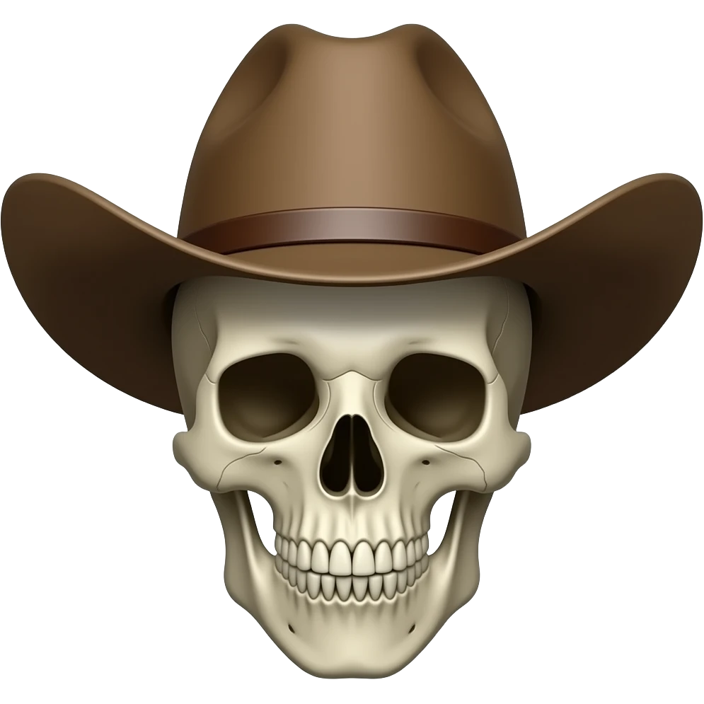 💀+🤠 emoji