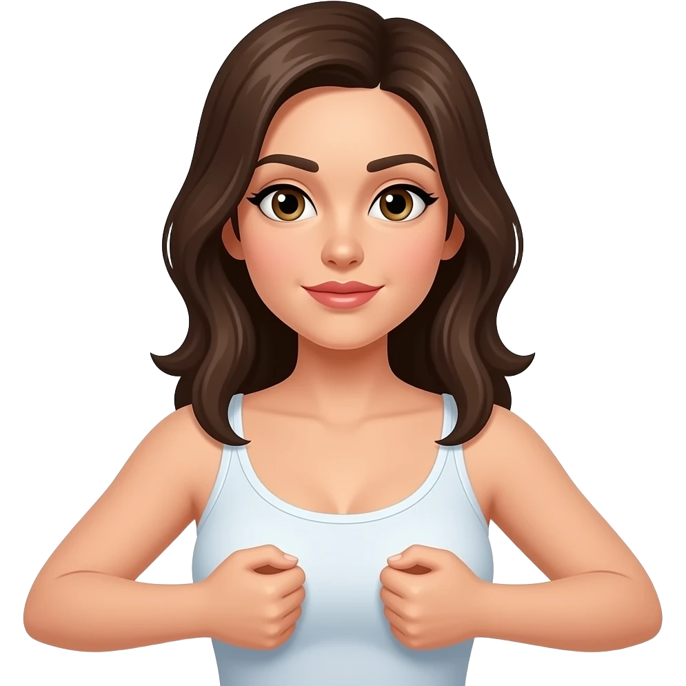 Squeezing breasts emoji