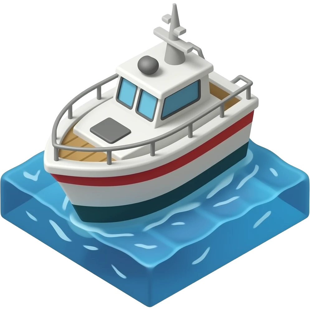 лодка изометрия emoji