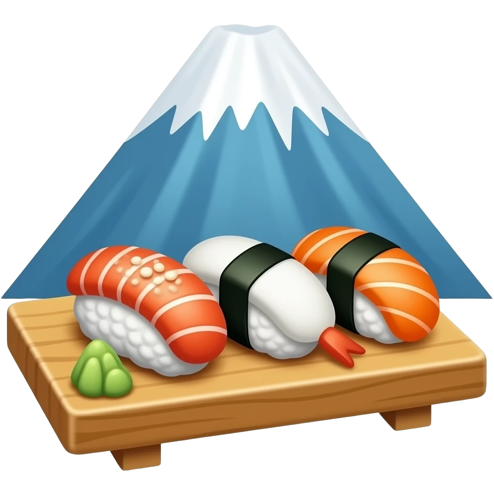 🍣🗻 emoji