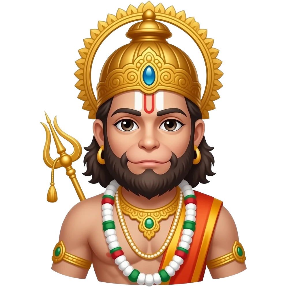 Lord hanuman devotee emoji