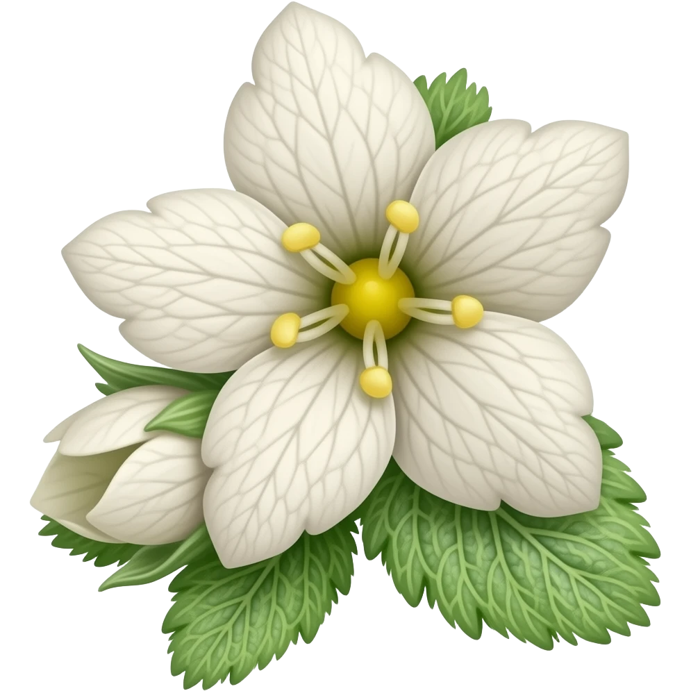 нарисуй цветы asperugo procumbens emoji