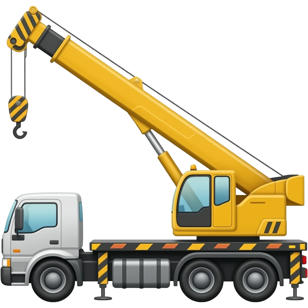 CAMION FLATBED / GRUE HIAB emoji