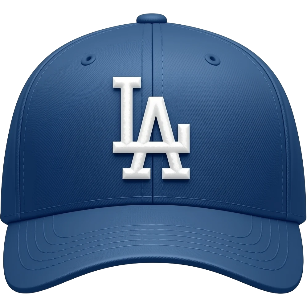 Dodgers hat with padres color emoji