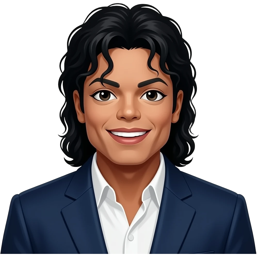 Michael Jackson singing emoji