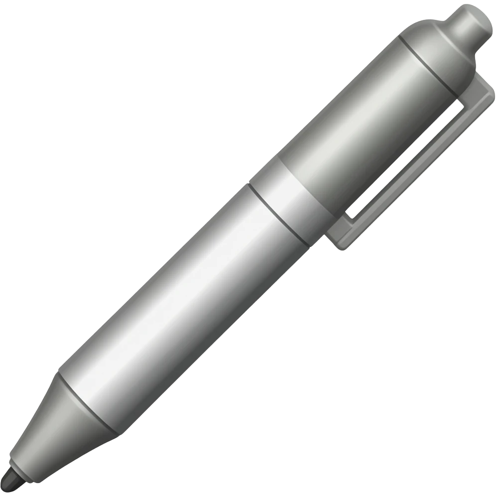 Correction pen emoji