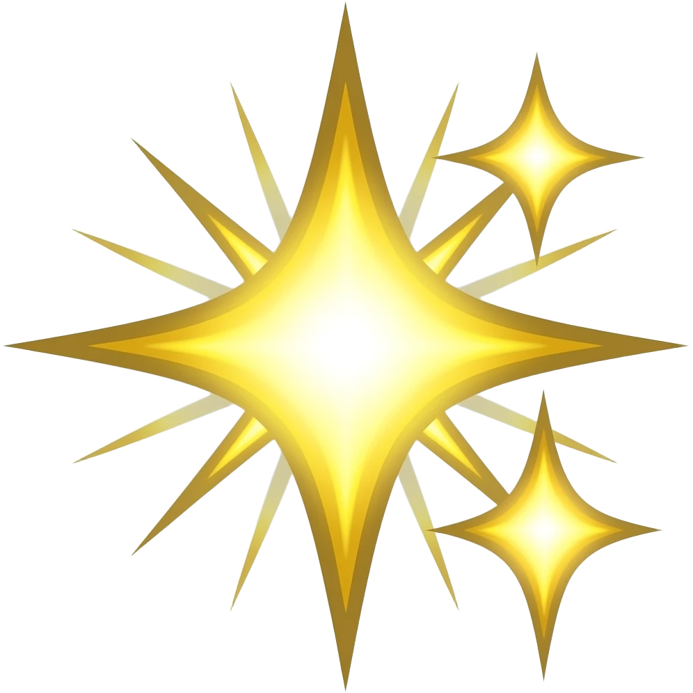 sparkles emoji