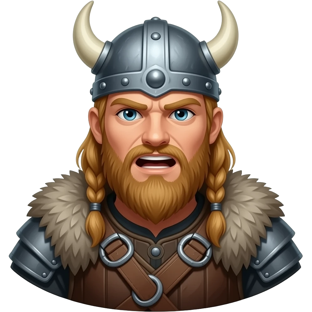 16. Viking Bjorn     Loud Viking warrior preparing for battle. emoji