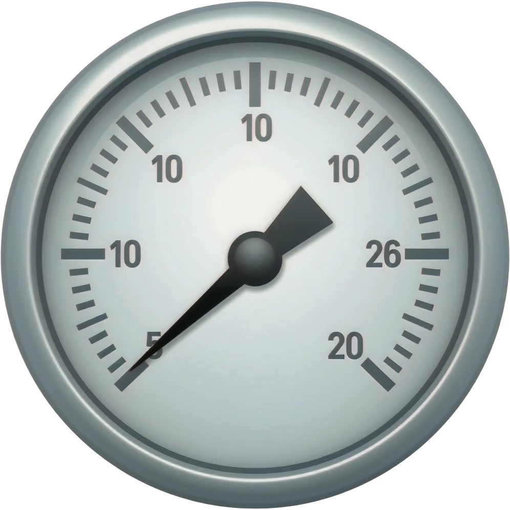 Pressure gauge emoji