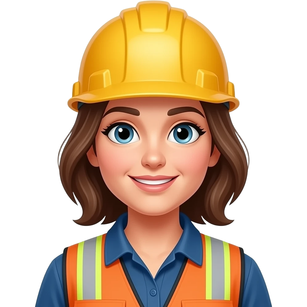 Female construction emoji