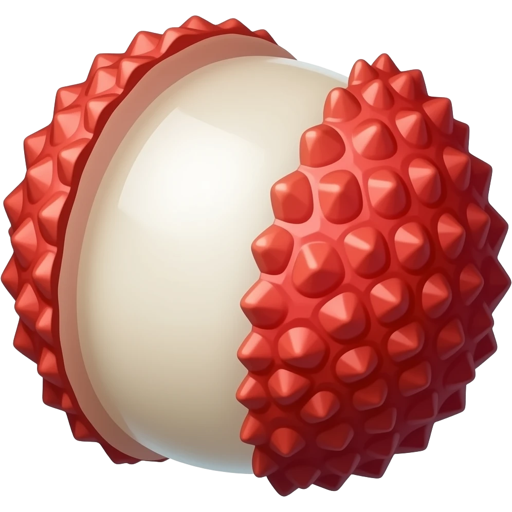 lychee cube emoji