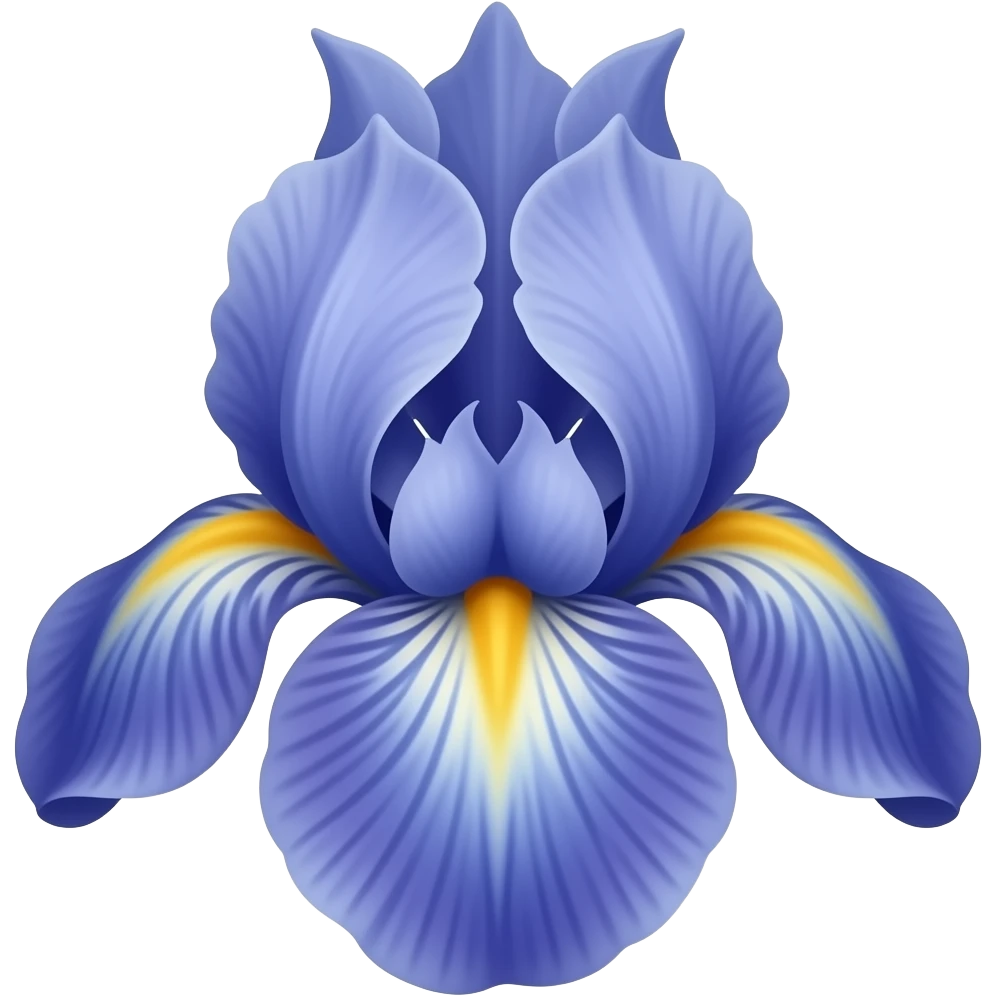 Flower Blue iris emoji