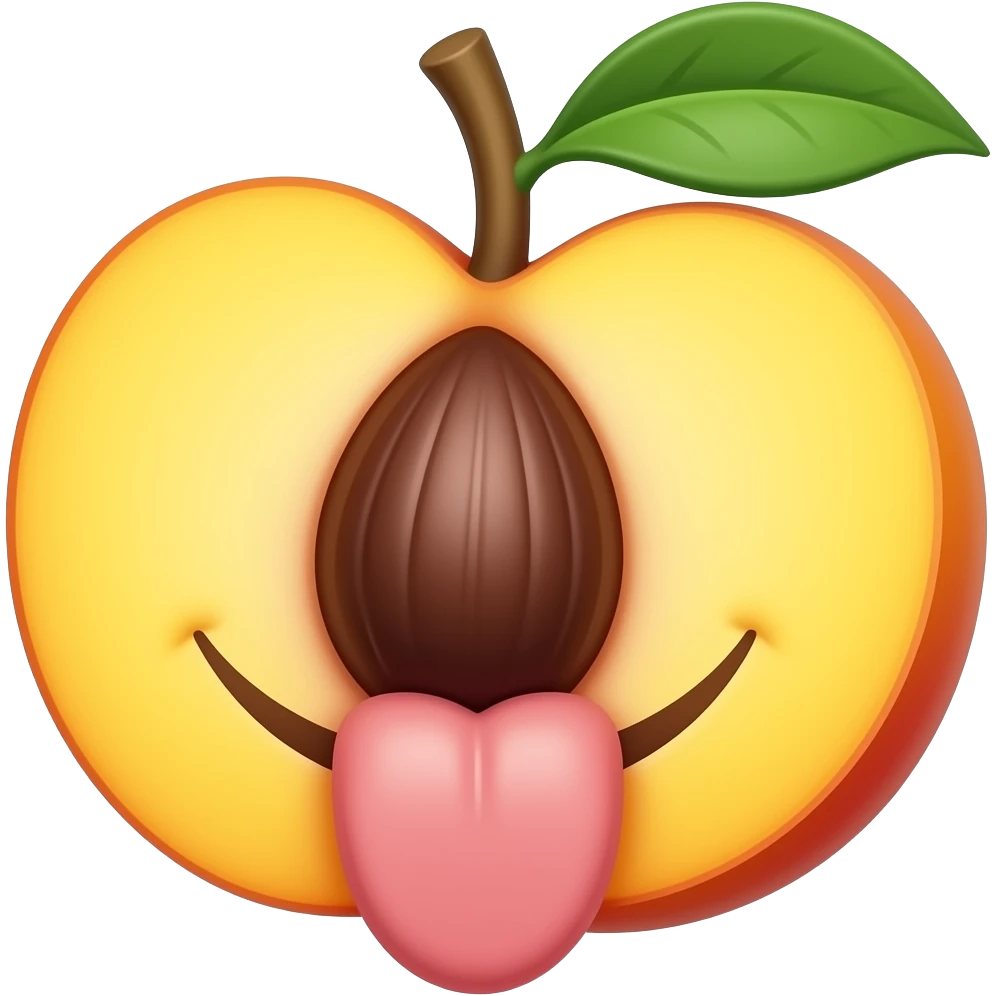 🍑👅 emoji