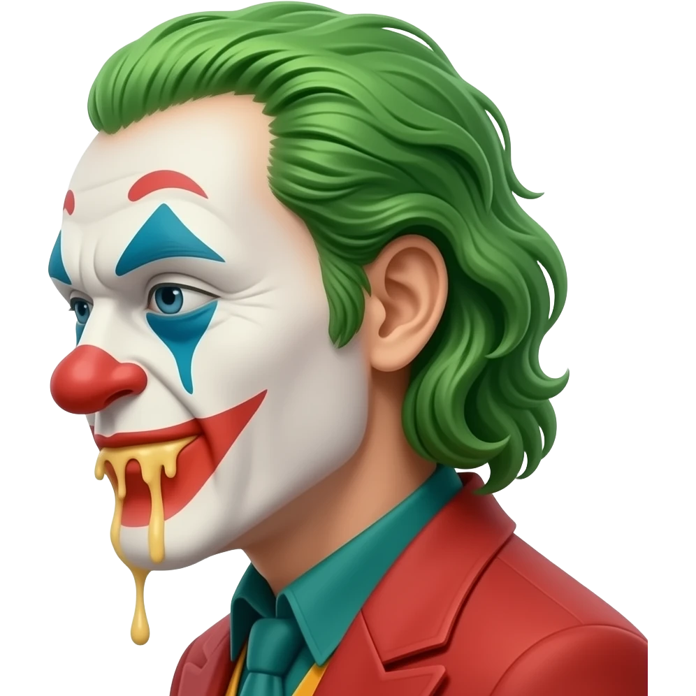 🤡🫠😒 de lado emoji