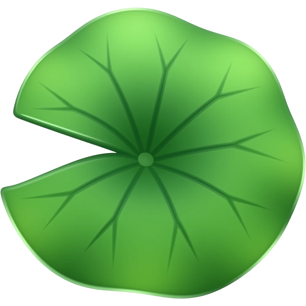 lotus leaf emoji