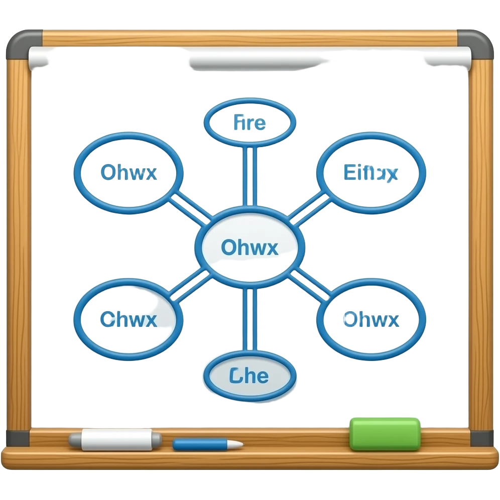 whiteboard mind map emoji