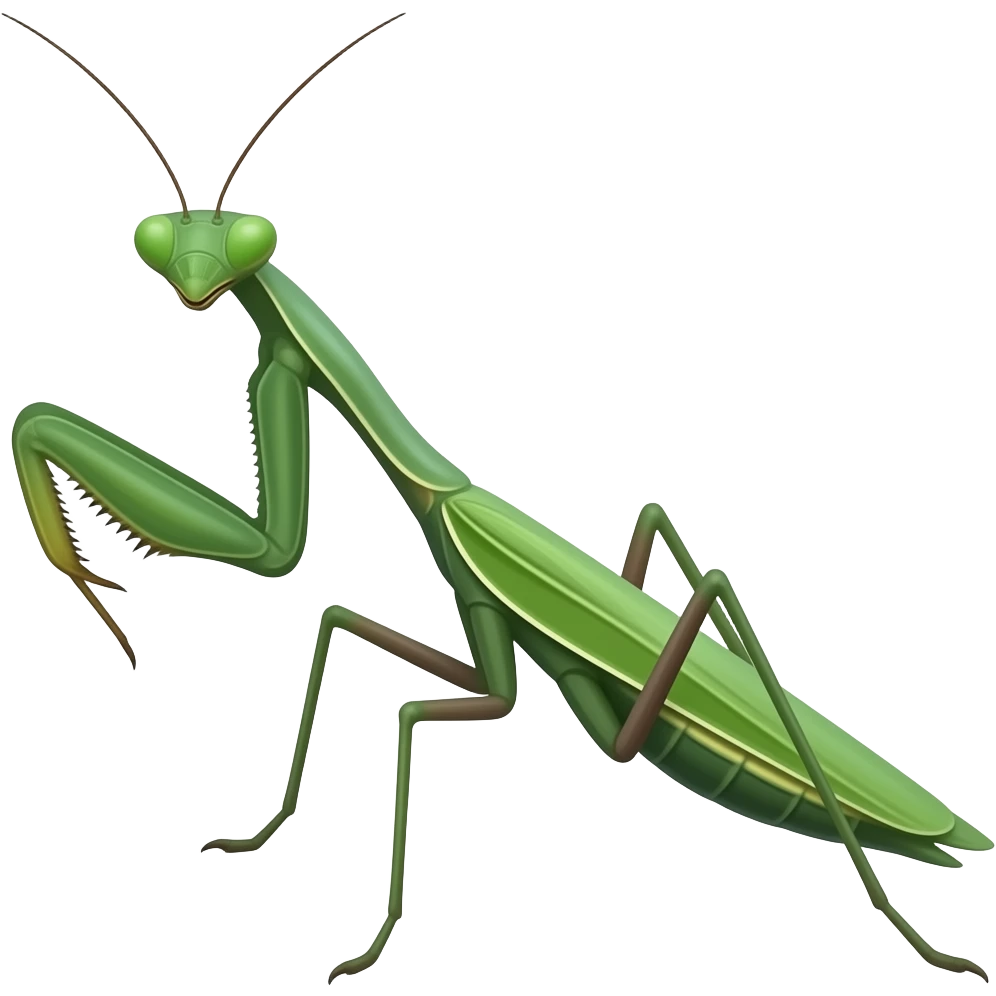 Orchid mantis emoji