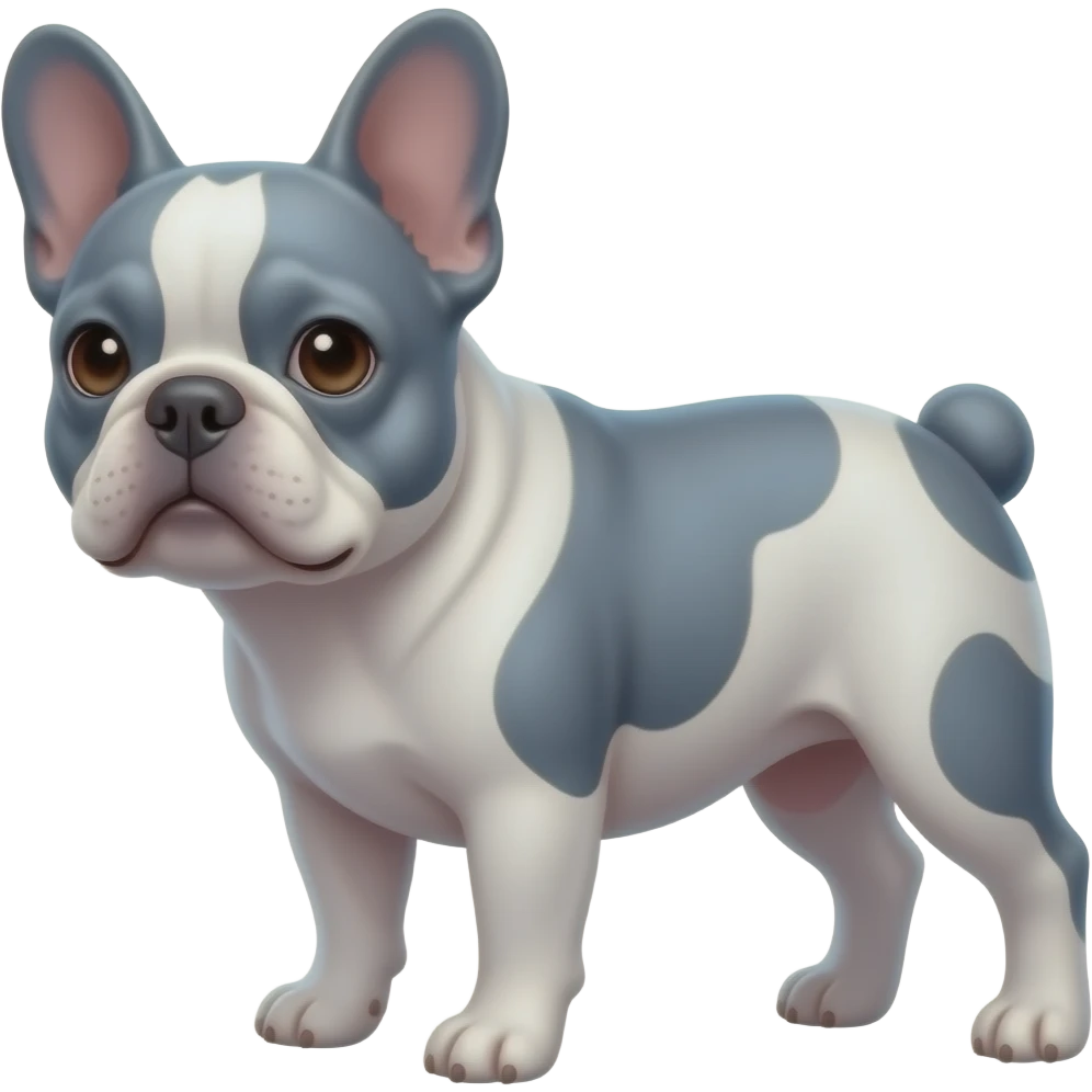 Blue Merl frenchbuldog emoji