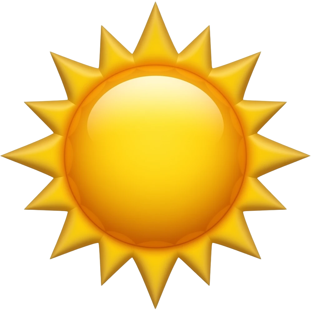 Sun emoji