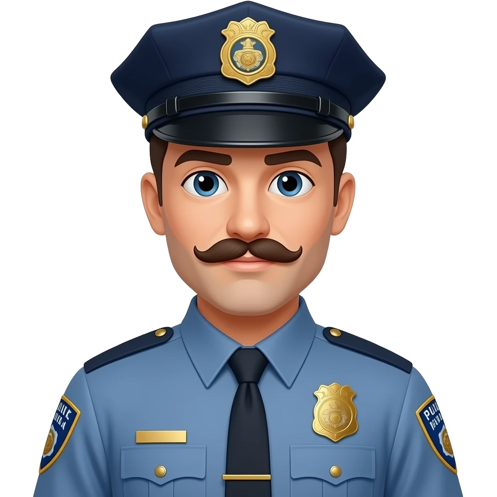 Polices With Mustaches emoji